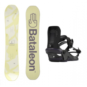 Pack Snowboard Bataleon Tabla Spirit + Fjiaciones Gata